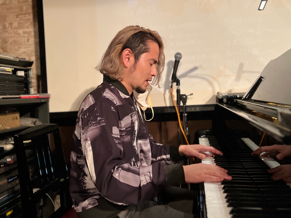 松本圭使さん（ピアノ）セッション参加